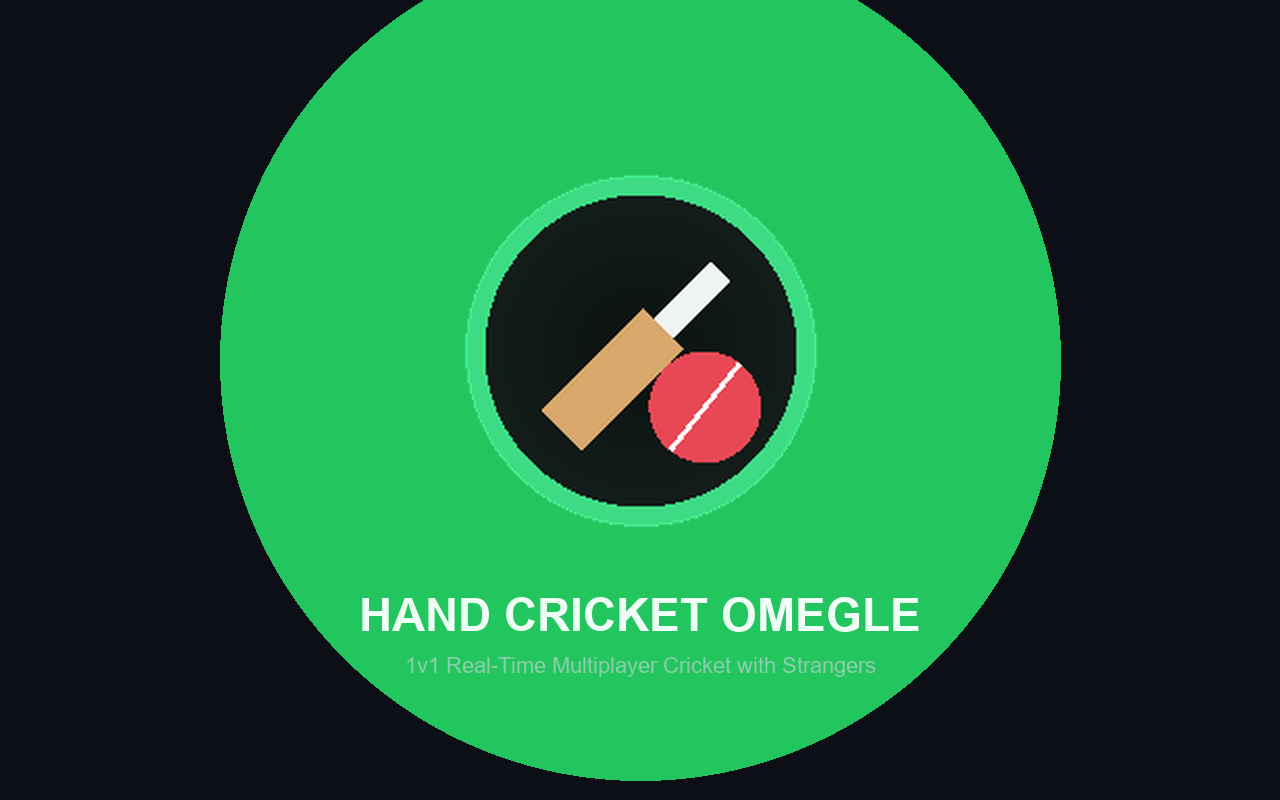 HandCricketOmegle: 1v1 Real-Time Multiplayer Cricket architecture and preview